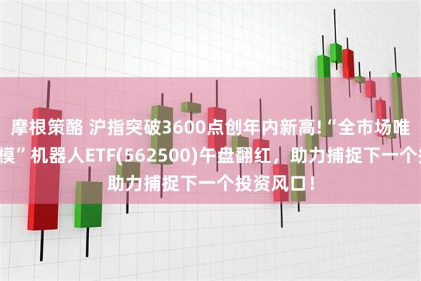 摩根策酪 沪指突破3600点创年内新高!“全市场唯一百亿规模”机器人ETF(562500)午盘翻红，助力捕捉下一个投资风口！