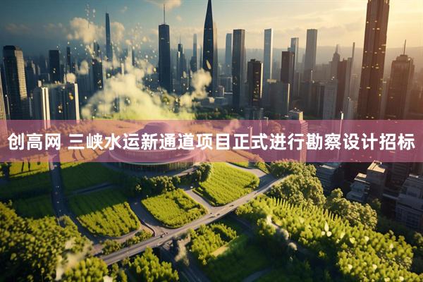 创高网 三峡水运新通道项目正式进行勘察设计招标