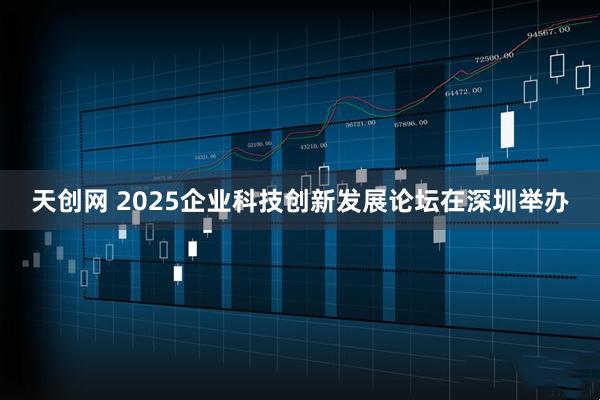 天创网 2025企业科技创新发展论坛在深圳举办